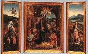 BEER, Jan de Triptych oil painting reproduction